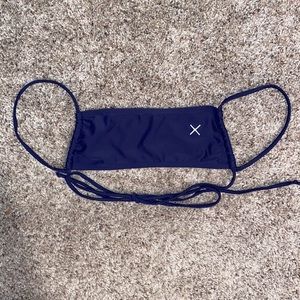 Boutine Los Angeles Navy Blue Halter Top:S